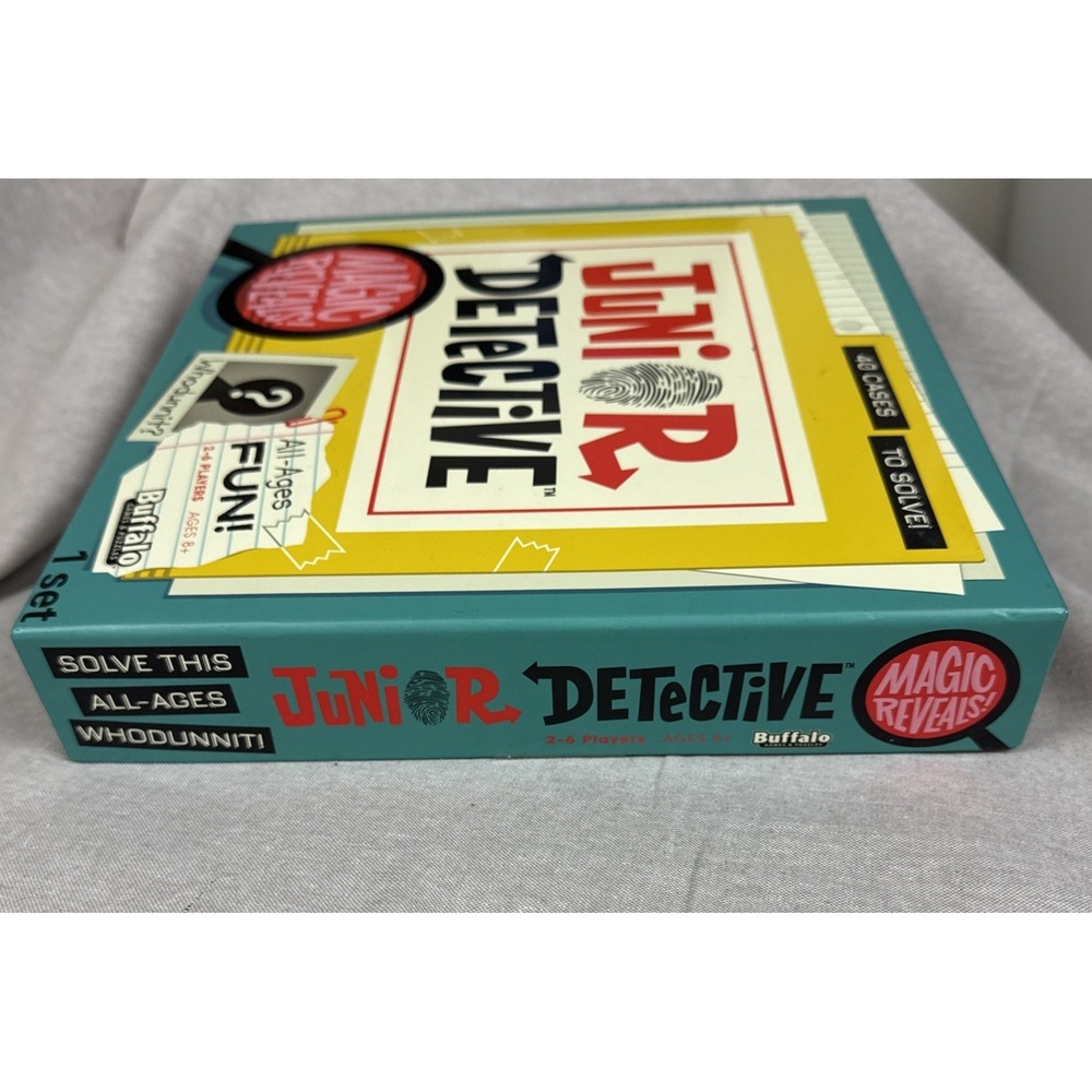 Junior Detective Board Game Buffalo Games  New Sealed Family Mystery - Picture 4 of 5